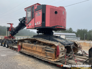 Shipping a timberpro feller buncher