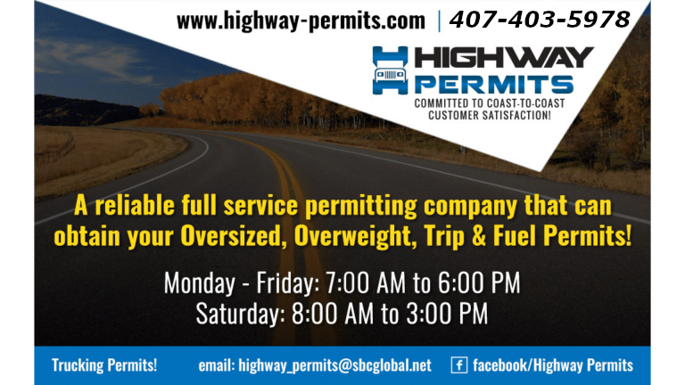 Oversize permit company in Alabama