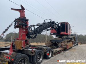 Timberpro feller buncher shipping