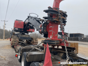 Transporting a timberpro feller buncher 