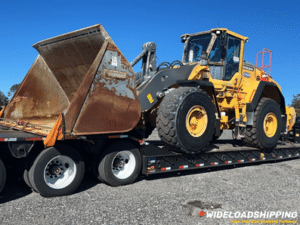 2018 Volvo L180H wheel loader transport