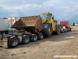 Shipping a CAT 988B wheel loader